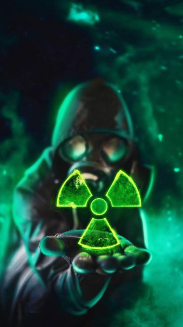 Nuclear Dangerous iPhone Wallpaper