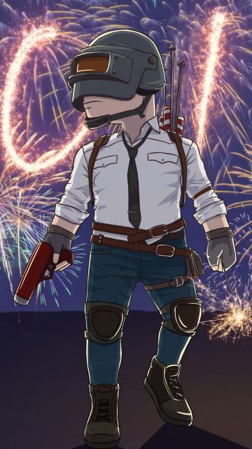 PUBG New Year iPhone Wallpaper