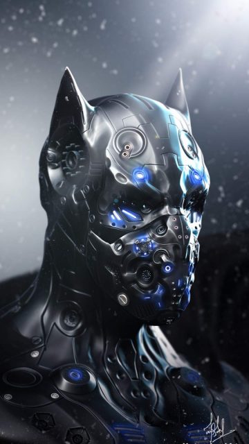 Robo Batman iPhone Wallpaper