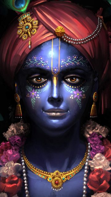 Shree Krishna Janmashtami iPhone Wallpaper