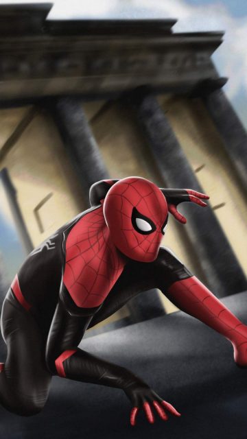 Spider Man Artwork iPhone Wallpaper