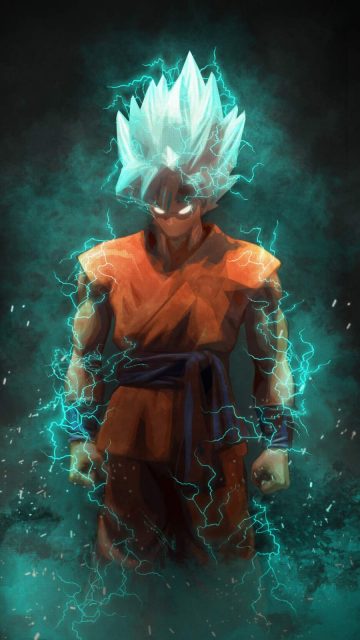 Super Saiyan God iPhone Wallpaper