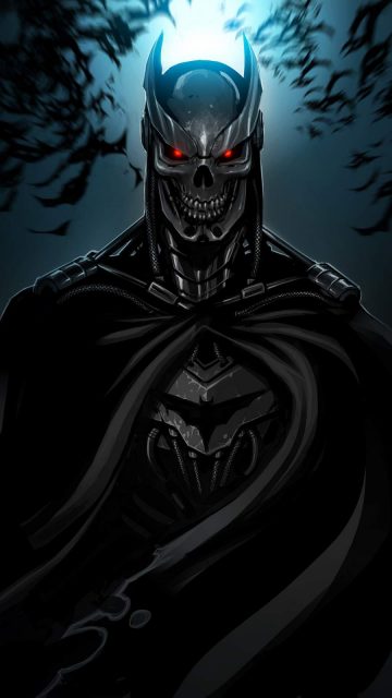 Terminator Batman iPhone Wallpaper