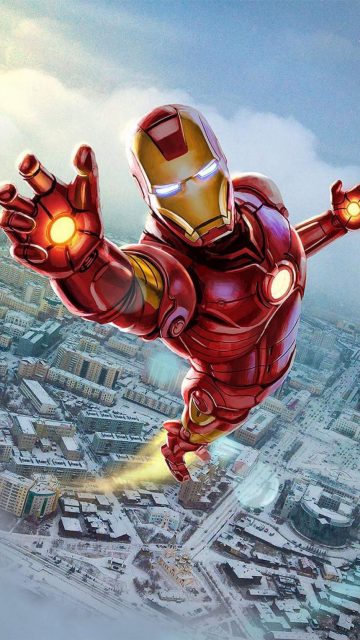 The Iron Man Art iPhone Wallpaper