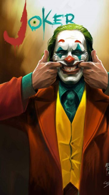 The Joker Smile iPhone Wallpaper