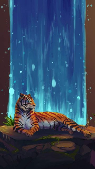 Tigerfall iPhone Wallpaper