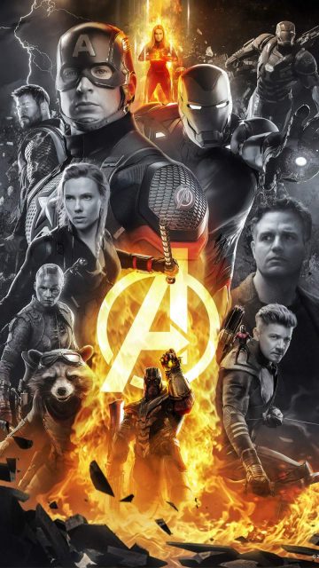 Avengers All Superheroes iPhone Wallpaper