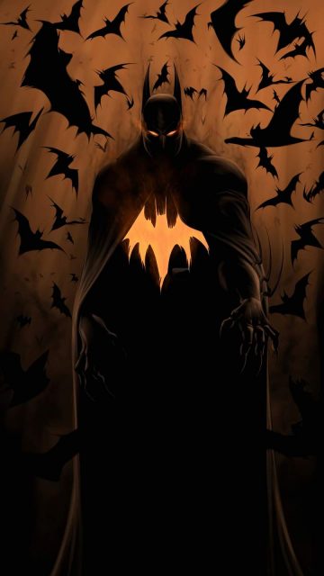Batman Bats iPhone Wallpaper