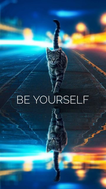 Be Yourself iPhone Wallpaper