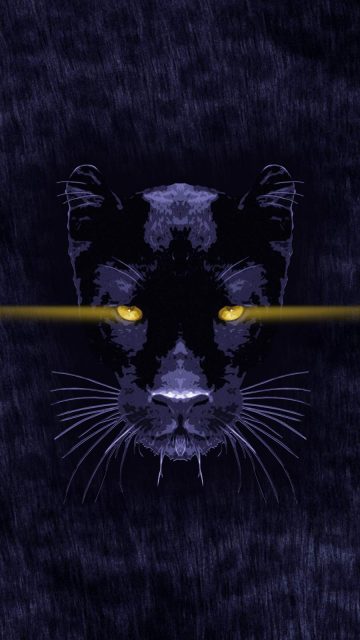 Black Panther Animal iPhone Wallpaper