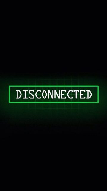 Disconnected iPhone Wallpaper