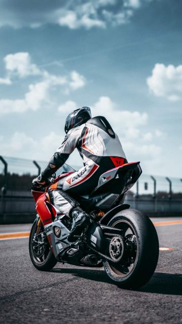 Ducati Rider iPhone Wallpaper