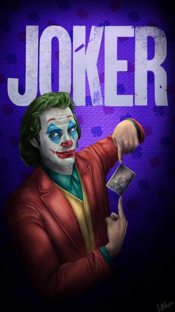 Joker Card iPhone Wallpaper