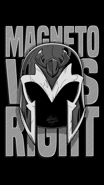 Magneto Was Right iPhone Wallpaper
