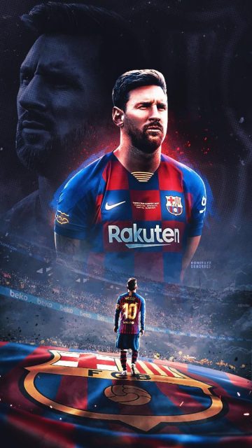 Messi Football iPhone Wallpaper