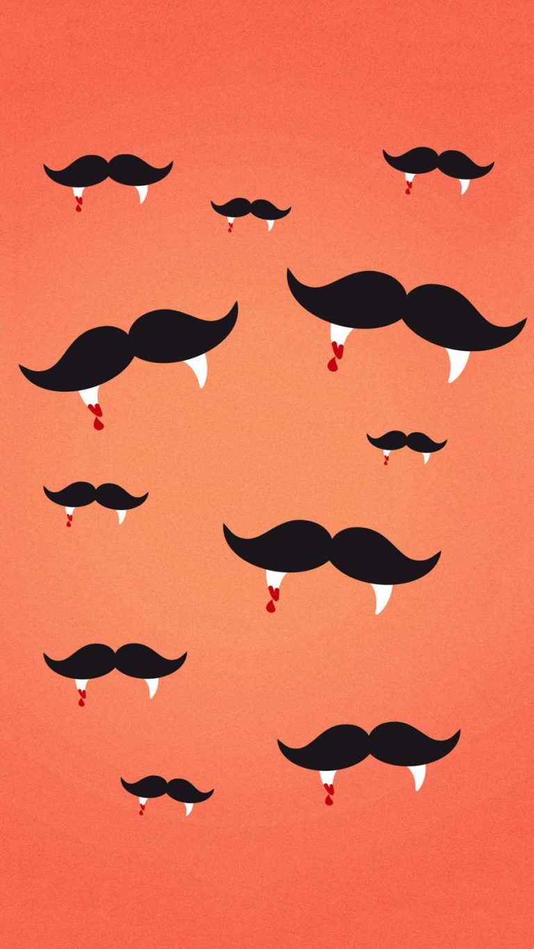 Mustache Vampire iPhone Wallpaper » iPhone Wallpapers