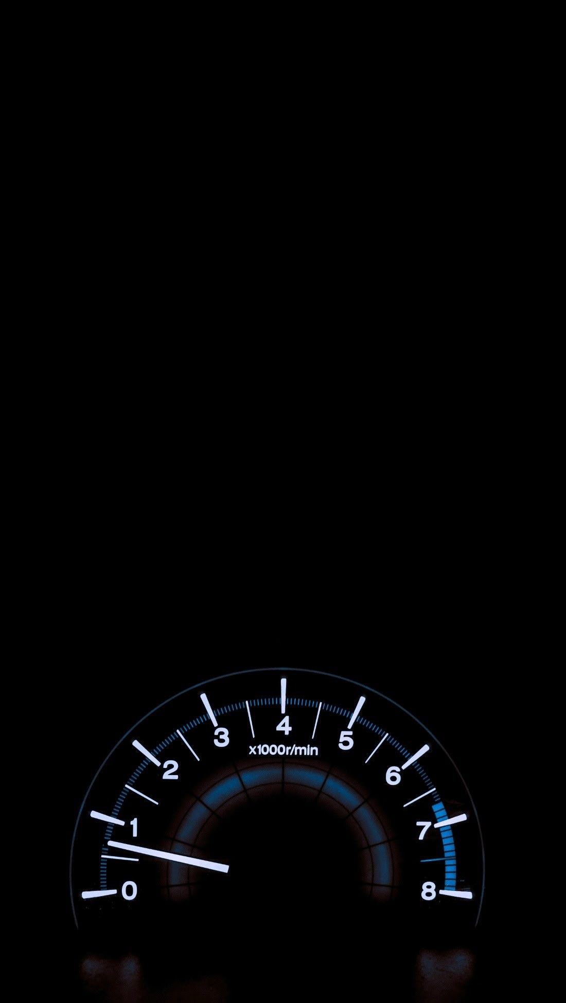 RPM Gauge iPhone Wallpaper