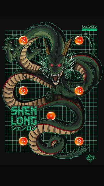 Shen Long Dragon Ball iPhone Wallpaper