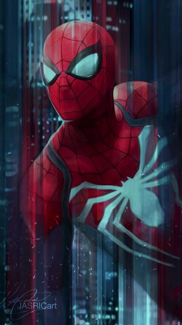 Spider Man Art iPhone Wallpaper