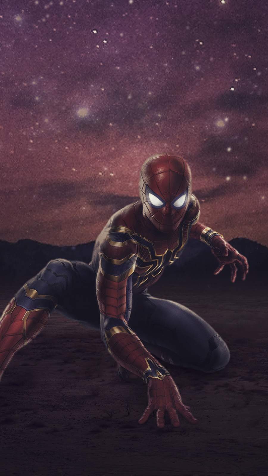 Spider man Nano Suit iPhone Wallpaper