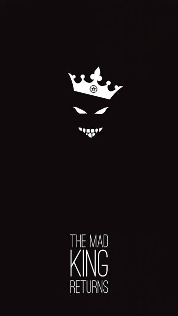 The Mad King Returns iPhone Wallpaper