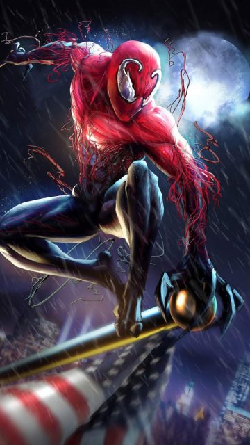 Venom Spiderman iPhone Wallpaper