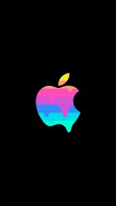 Apple Melt iPhone Wallpaper