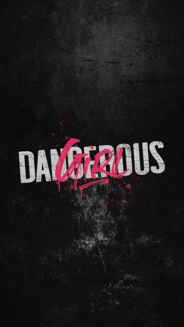 Dangerous Girl iPhone Wallpaper