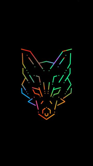 Dark Fox iPhone Wallpaper