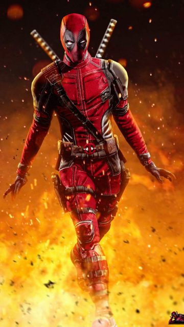 Deadpool 4K iPhone Wallpaper