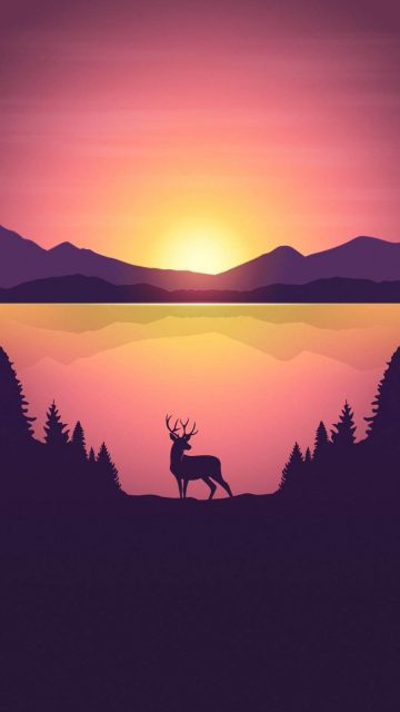Deers Delight iPhone Wallpaper