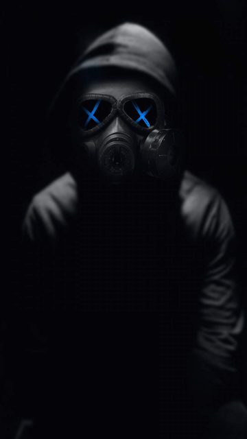 Gas Mask iPhone Wallpaper