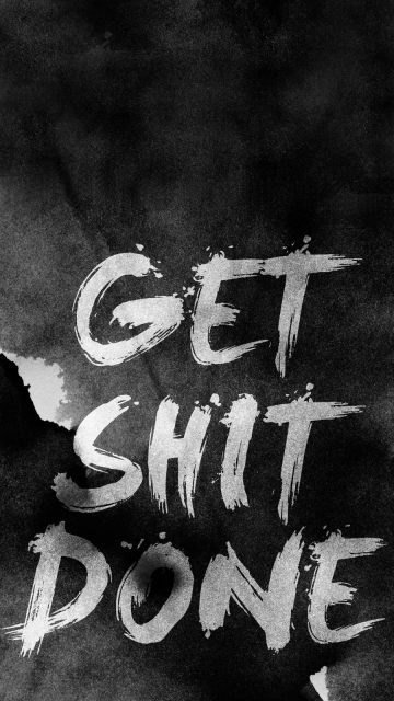 Get Shit Done iPhone Wallpaper