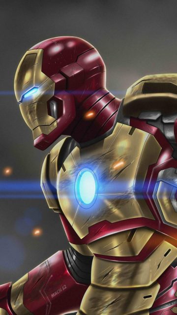 Iron Man Armor 4K iPhone Wallpaper