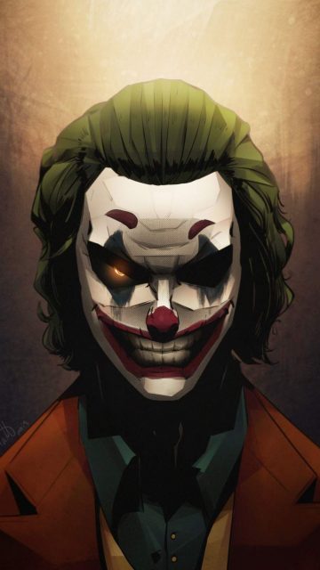 Joker Evil Art iPhone Wallpaper