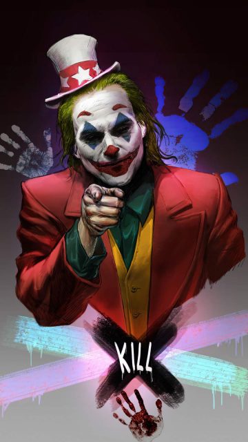 Joker Uncle Sam iPhone Wallpaper