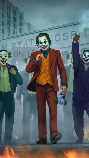 Joker we are all Clowns iPhone Wallpaper