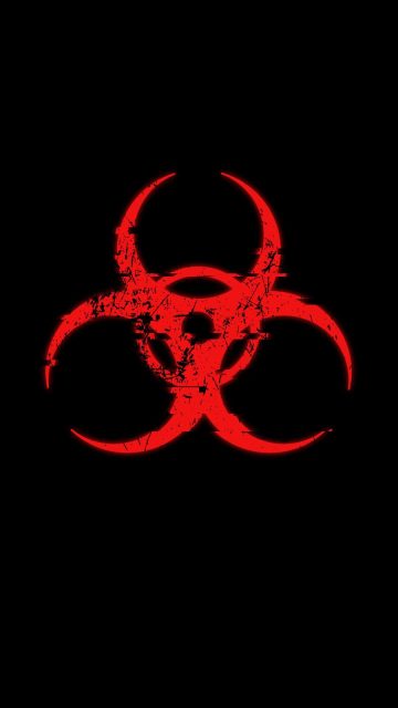 Radioactive Danger iPhone Wallpaper