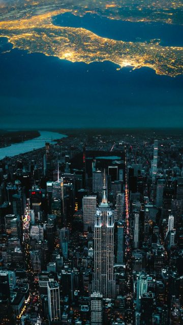 Sky City iPhone Wallpaper