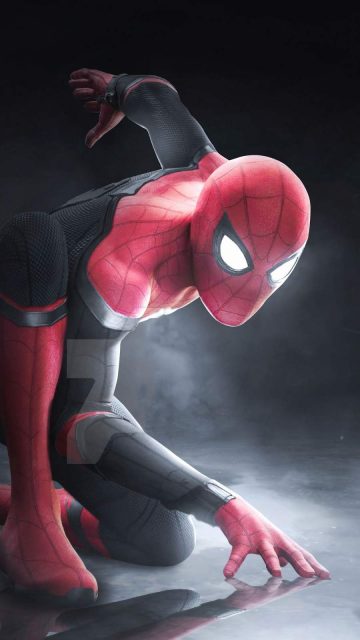 Spiderman Art 4K iPhone Wallpaper