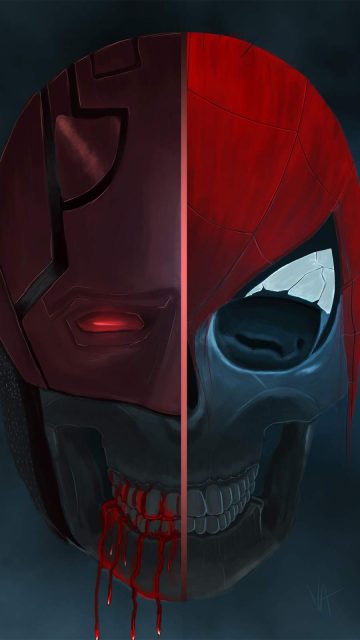 Spiderman Skull iPhone Wallpaper