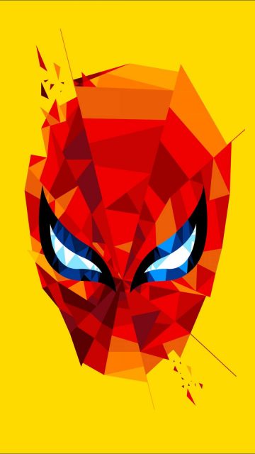 Spidey Mask iPhone Wallpaper