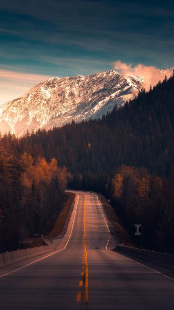 Canadian Roads iPhone Wallpaper