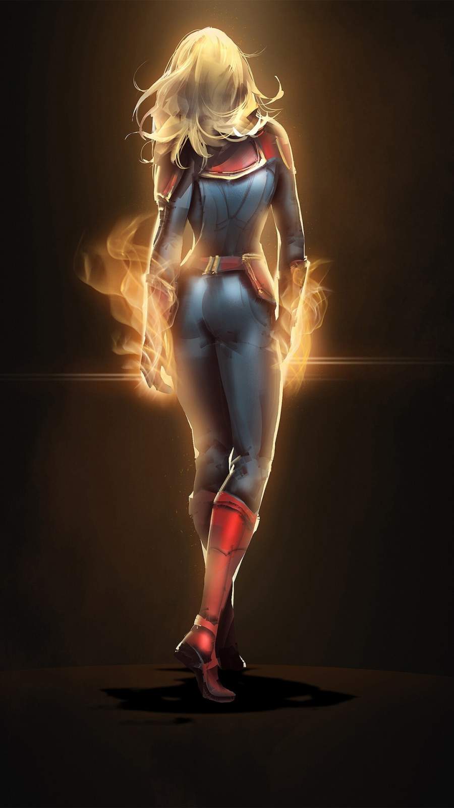 Captain Marvel iPhone Wallpaper