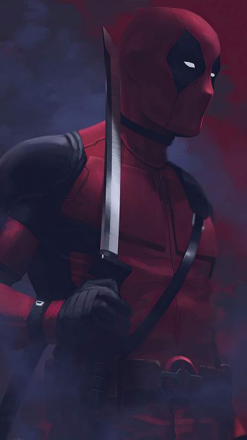 Deadpool Sword iPhone Wallpaper