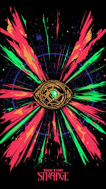 Doctor Strange Eye of Agamotto iPhone Wallpaper
