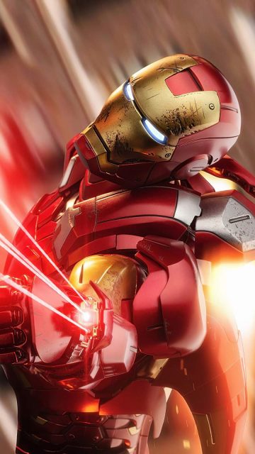 Iron Man Fight 4K iPhone Wallpaper