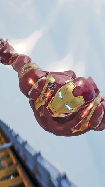 Iron Man Fly iPhone Wallpaper