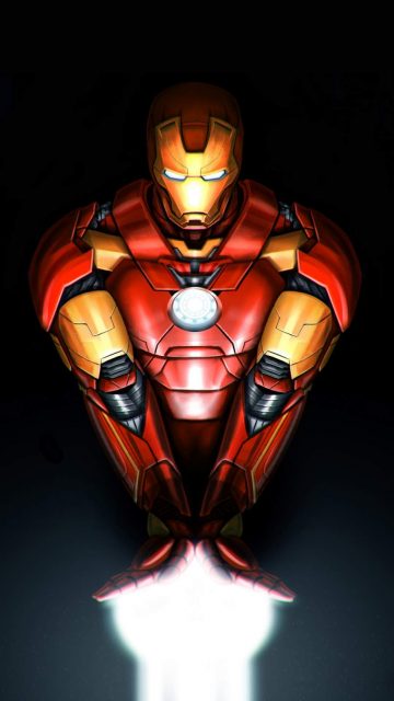 Iron Man Repulsor Arms iPhone Wallpaper