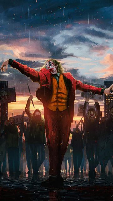 Joker Happy Clowns iPhone Wallpaper